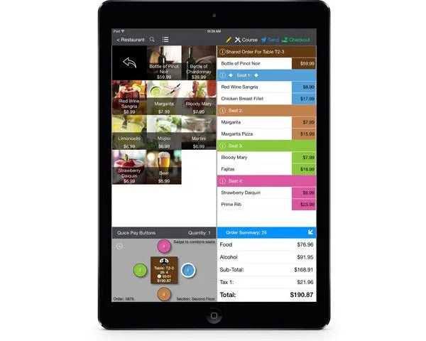 Touch Bistro Point of sale  restaurant Bundle  | I pad display