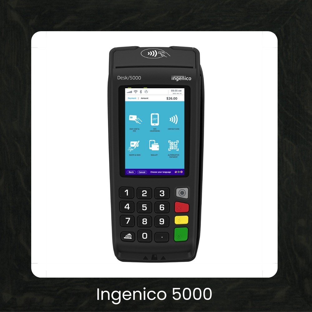 Ingenico Desk 5000 | Serial-USB | Wireless Terminal