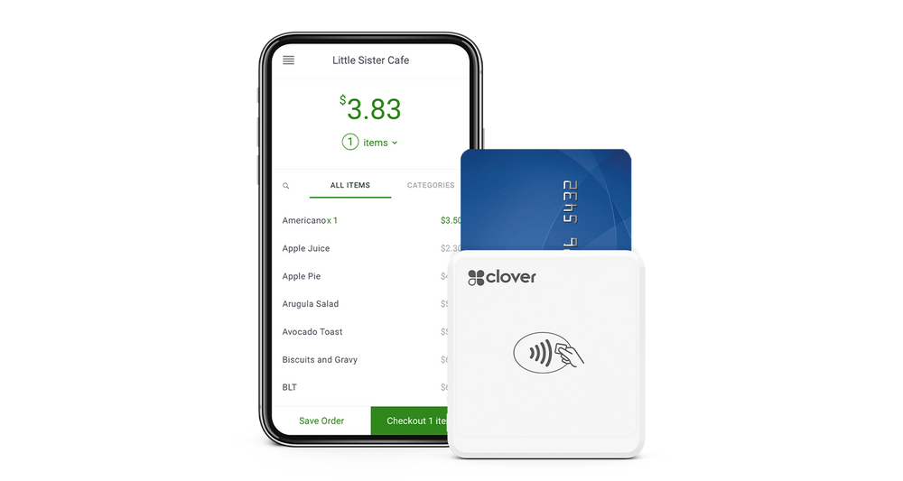 clover go payments device transaction 